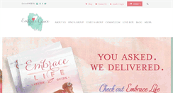 Desktop Screenshot of embracegrace.com